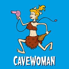 Cavewoman in Magdeburg